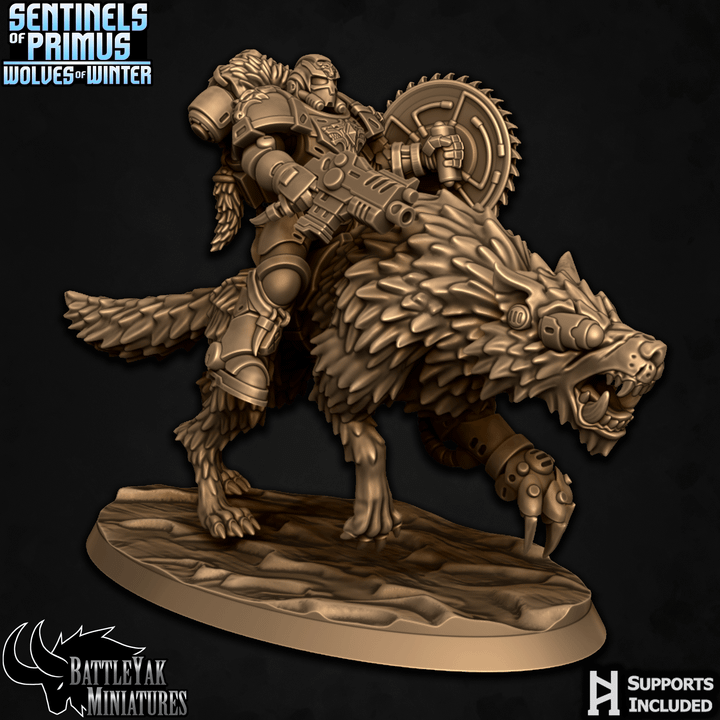 Wolves of Winter, Warfrost Battlewolf Riders (4 Variants Available) - Battle Yak