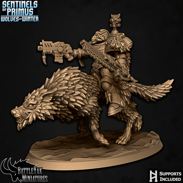 Wolves of Winter, Warfrost Battlewolf Riders (4 Variants Available) - Battle Yak