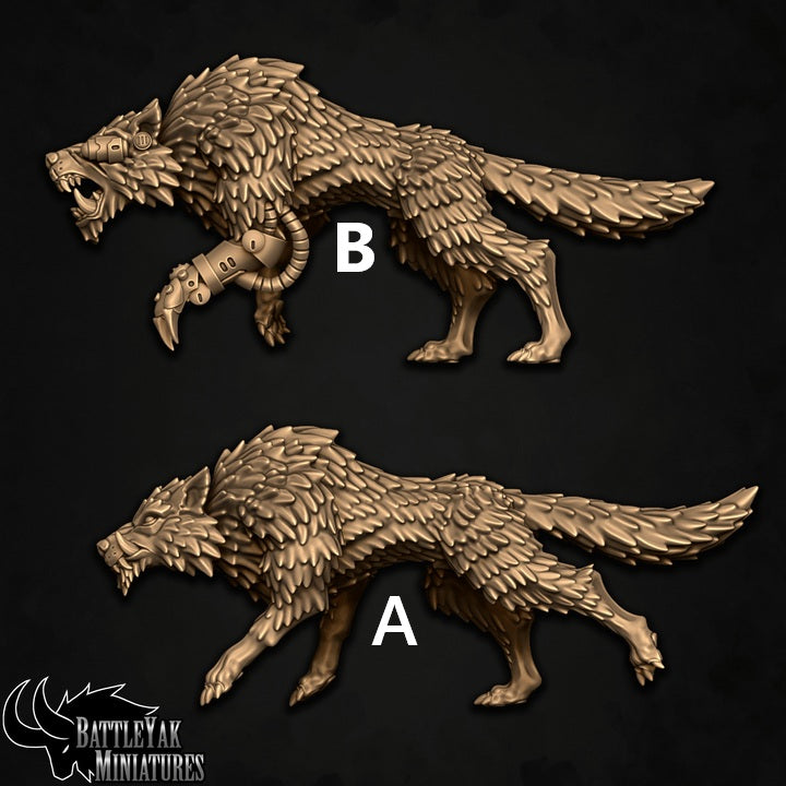 Warfrost Battlewolves (4 Variants Available) - Battle Yak