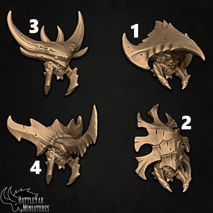Arachlayn Behemoth Heads, Customisation Pack (4 Variants Available) - Battle Yak