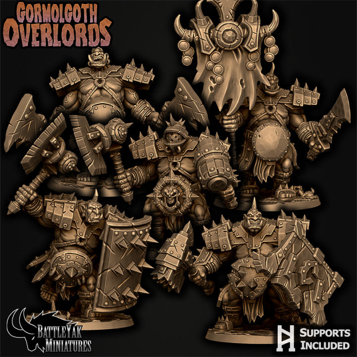 Gormol Centurions - Armoured Ogre Fighters (5 Variants Available) - Battle Yak