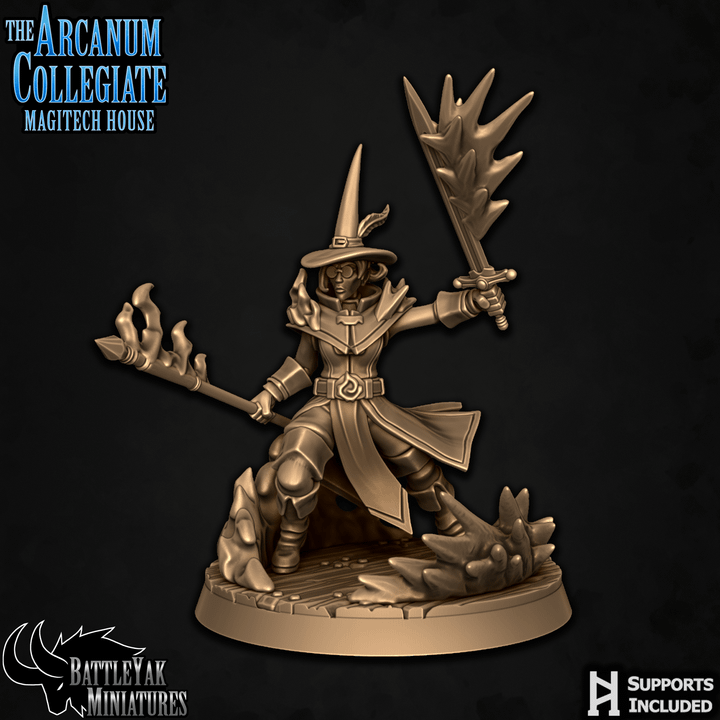 Magitech Frostfires, Fire and Frost Wizards (4 Variants Available) - Battle Yak