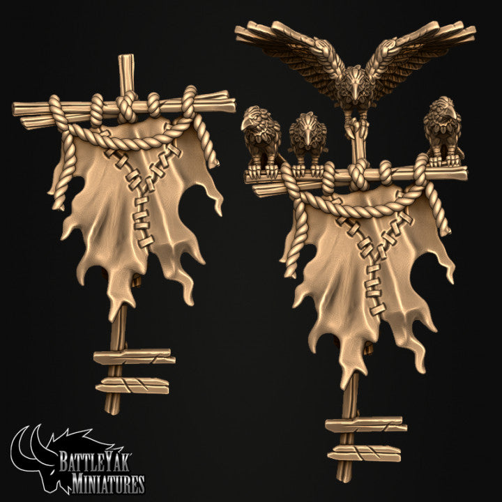 Harrowhaunt Scarecrow Hands & Weapons, Customisation Pack - 32mm Scale (17 Variants Available) - Battle Yak