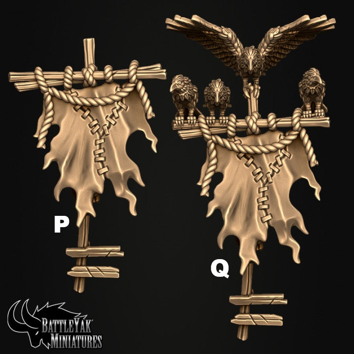 Harrowhaunt Scarecrow Hands & Weapons, Customisation Pack - 32mm Scale (17 Variants Available) - Battle Yak