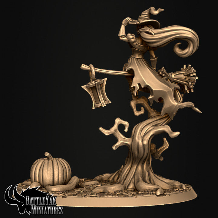 Harrowhaunt Fryghtmares, Fryghtwitch - Halloween Witch Pinup - Battle Yak