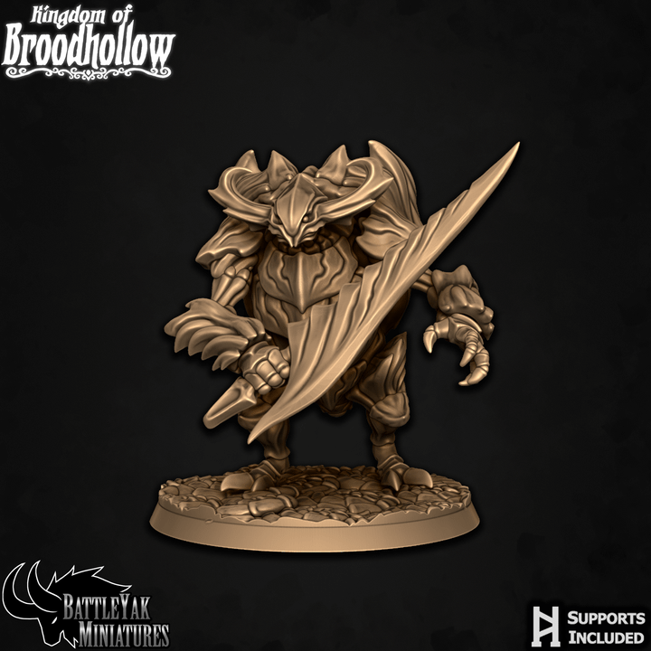 Great Broodguards, Set 1 - Beetle Folk Heavy Fighters (4 Variants Available) - Battle Yak