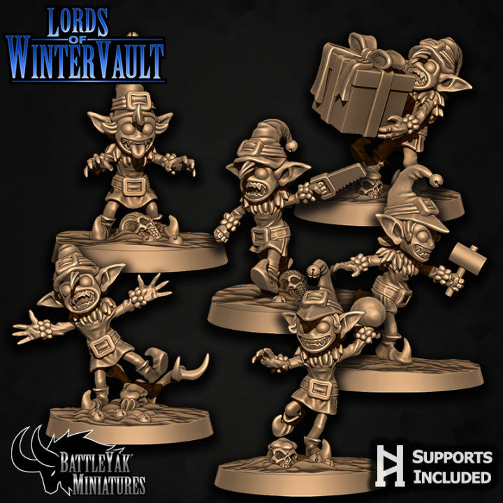 Little Helpers - Christmas Elves (6 Variants Available) - Battle Yak