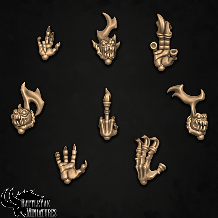 Discordian Horrors, Customisation Pack - 32mm Scale (18 Variants Available) - Battle Yak