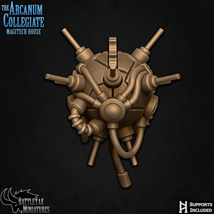Magitech Materia Cores, Levitating Tech Sphere with Magic Effects (5 Variants Available) - Battle Yak