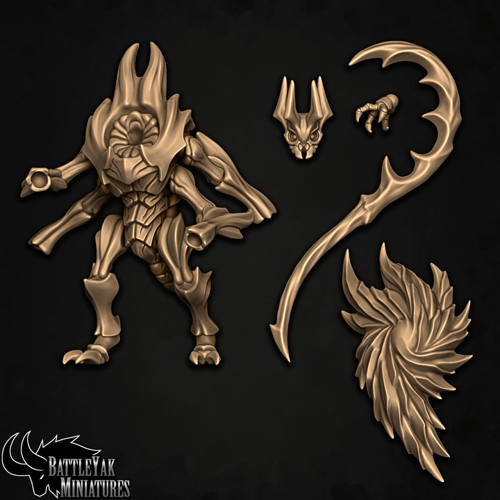 Ancient Caste Moulded Monarch, Insect Folk Ruler (2 Variants Available) - Battle Yak