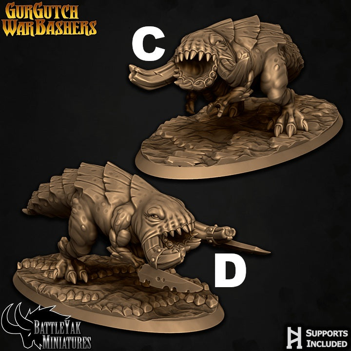 GurGutch Mud Dragons (4 Variants Available) - Battle Yak