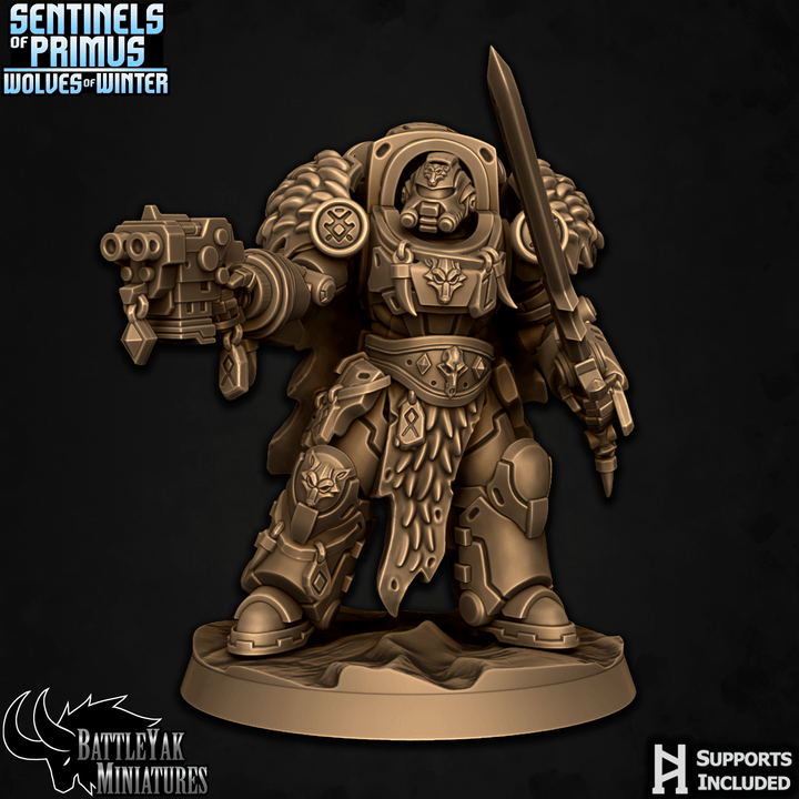Sentinels of Primus, Winter Wolf Paladins - Set 1 (6 Variants Available) - Battle Yak