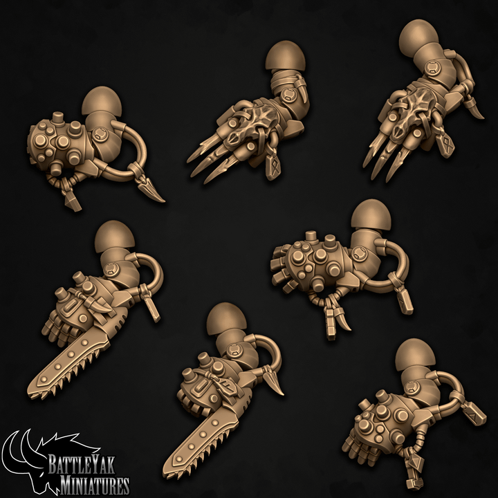 Sentinel Paladins Melee Weapons, Wolves of Winter Customisation Pack - 32mm Scale (15 Variants Available) - Battle Yak