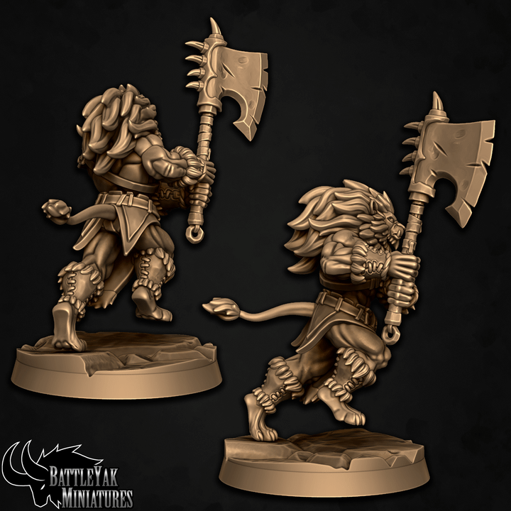 Rakari Prideclaws, Lion Warriors - Set 1 (6 Variants Available) - Battle Yak