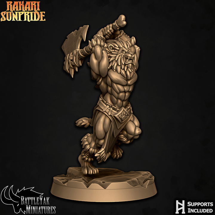 Rakari Prideclaws, Lion Warriors - Set 1 (6 Variants Available) - Battle Yak
