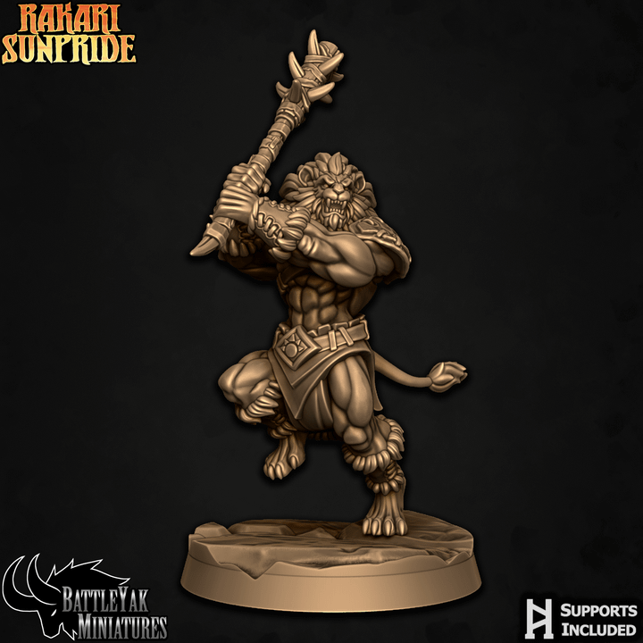 Rakari Prideclaws, Lion Warriors - Set 1 (6 Variants Available) - Battle Yak