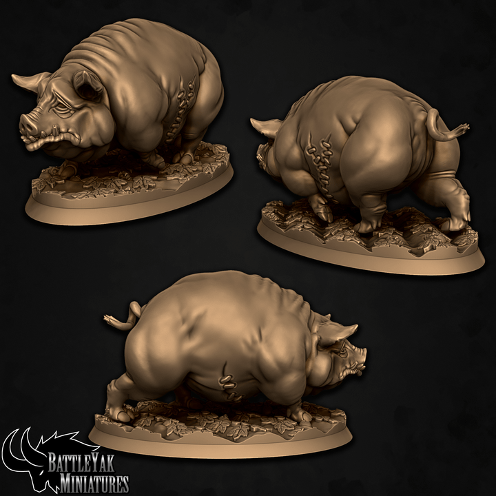 Prized Hogs, Undead Pigs (4 Variants Available) - Battle Yak
