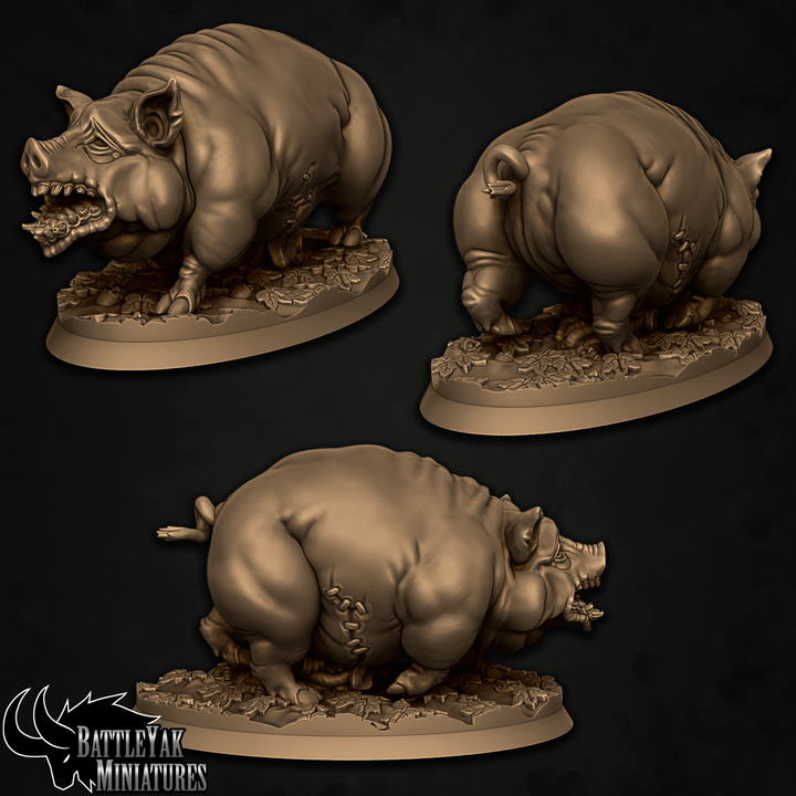 Prized Hogs, Undead Pigs (4 Variants Available) - Battle Yak