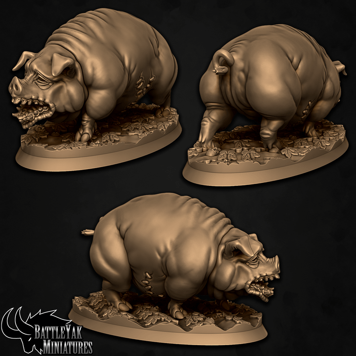 Prized Hogs, Undead Pigs (4 Variants Available) - Battle Yak
