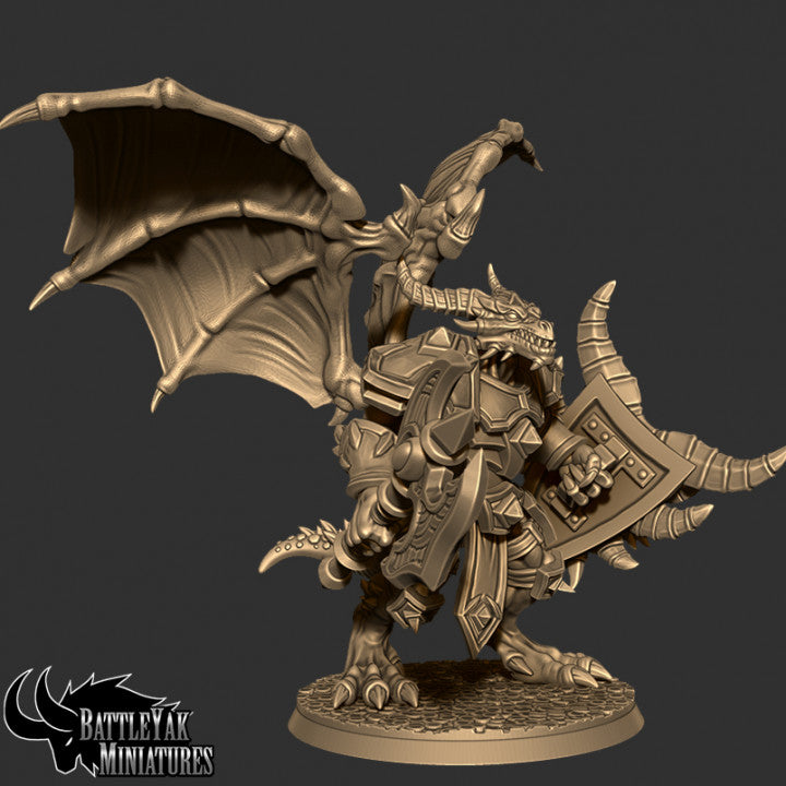 Drakkisan Wyrmspawn, Wyrmlord (2 Variants Available) - Battle Yak