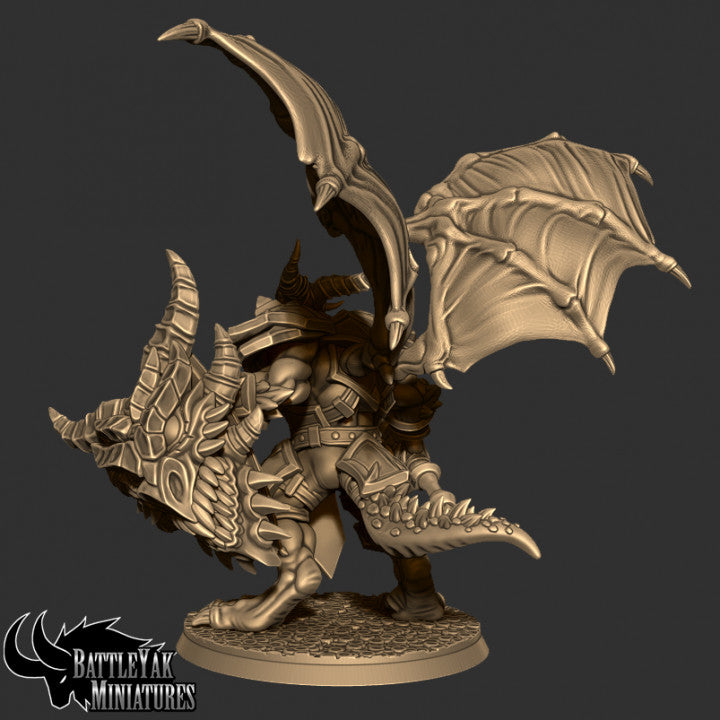 Drakkisan Wyrmspawn, Wyrmlord (2 Variants Available) - Battle Yak