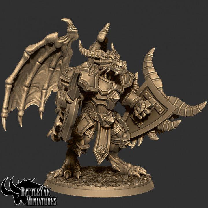 Drakkisan Wyrmspawn, Wyrmlord (2 Variants Available) - Battle Yak