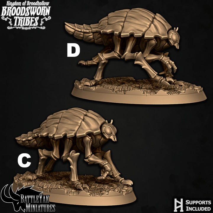 Broodsworn Zanzipedes, Giant Beetle Beasts (4 Variants Available) - Battle Yak