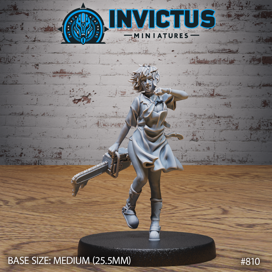 Chainsaw Girl (3 Variants Available) - Invictus Miniatures