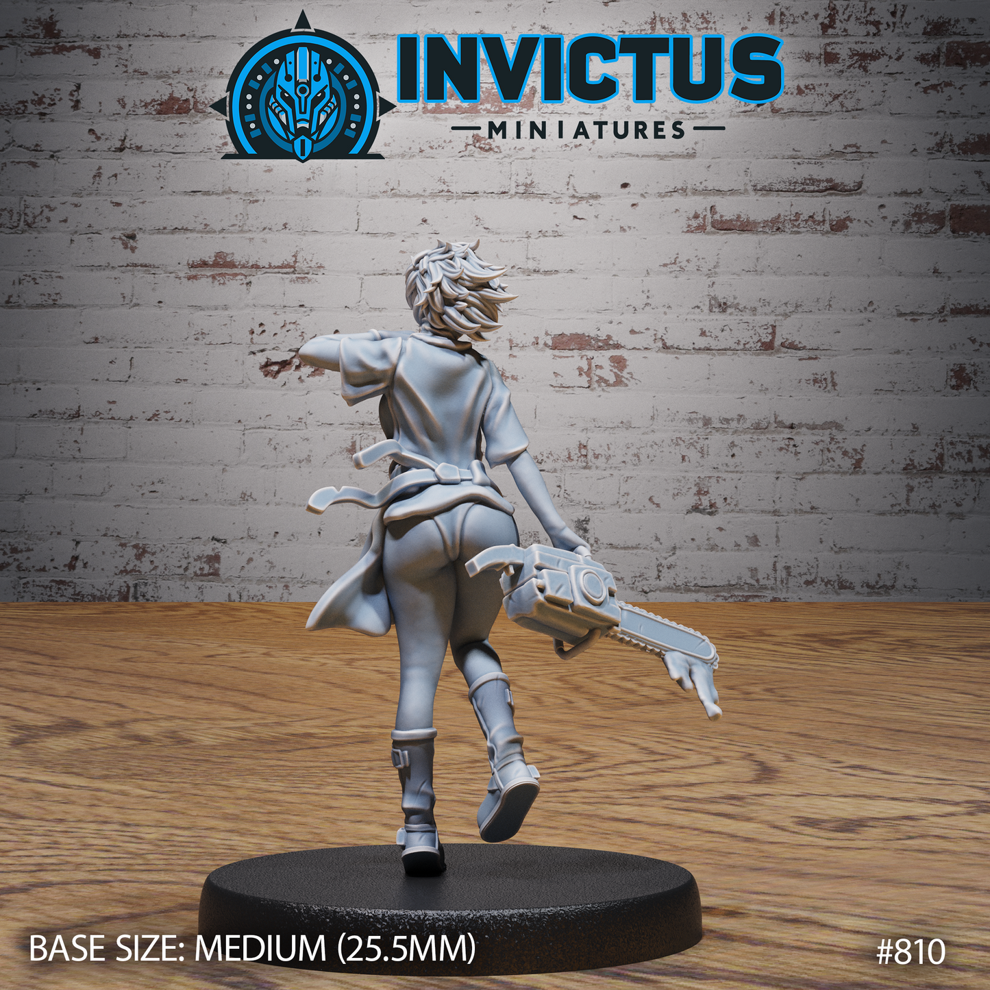 Chainsaw Girl (3 Variants Available) - Invictus Miniatures