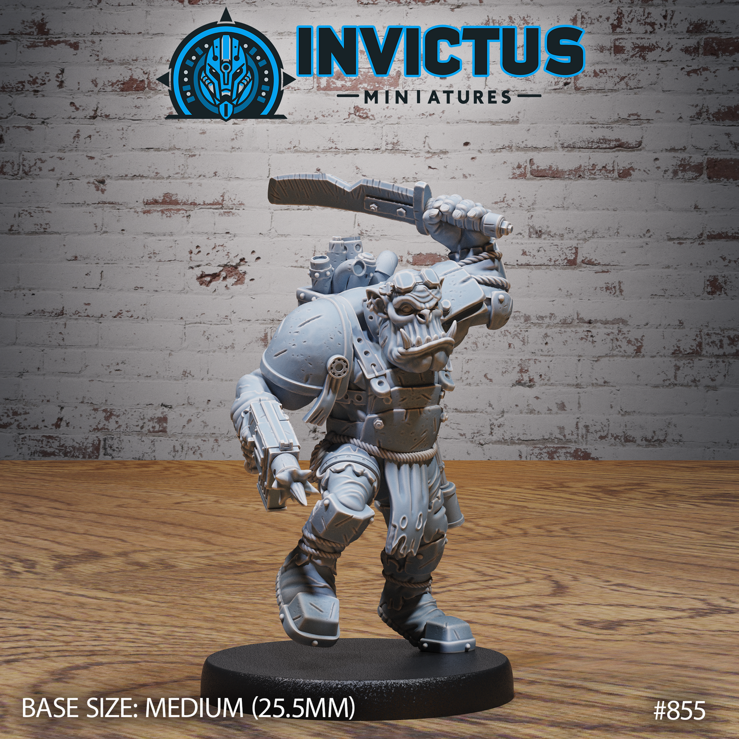 Greensteel Squad, Bashers (4 Variants Available) - Invictus Miniatures
