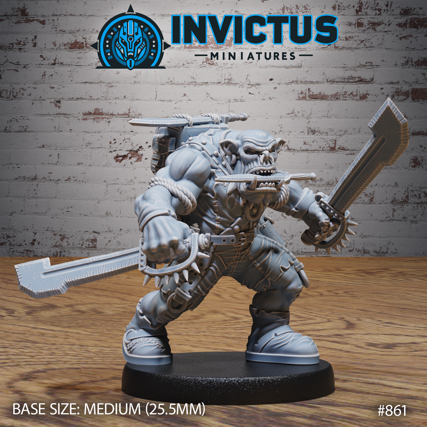 Greensteel Squad, Bashers (4 Variants Available) - Invictus Miniatures