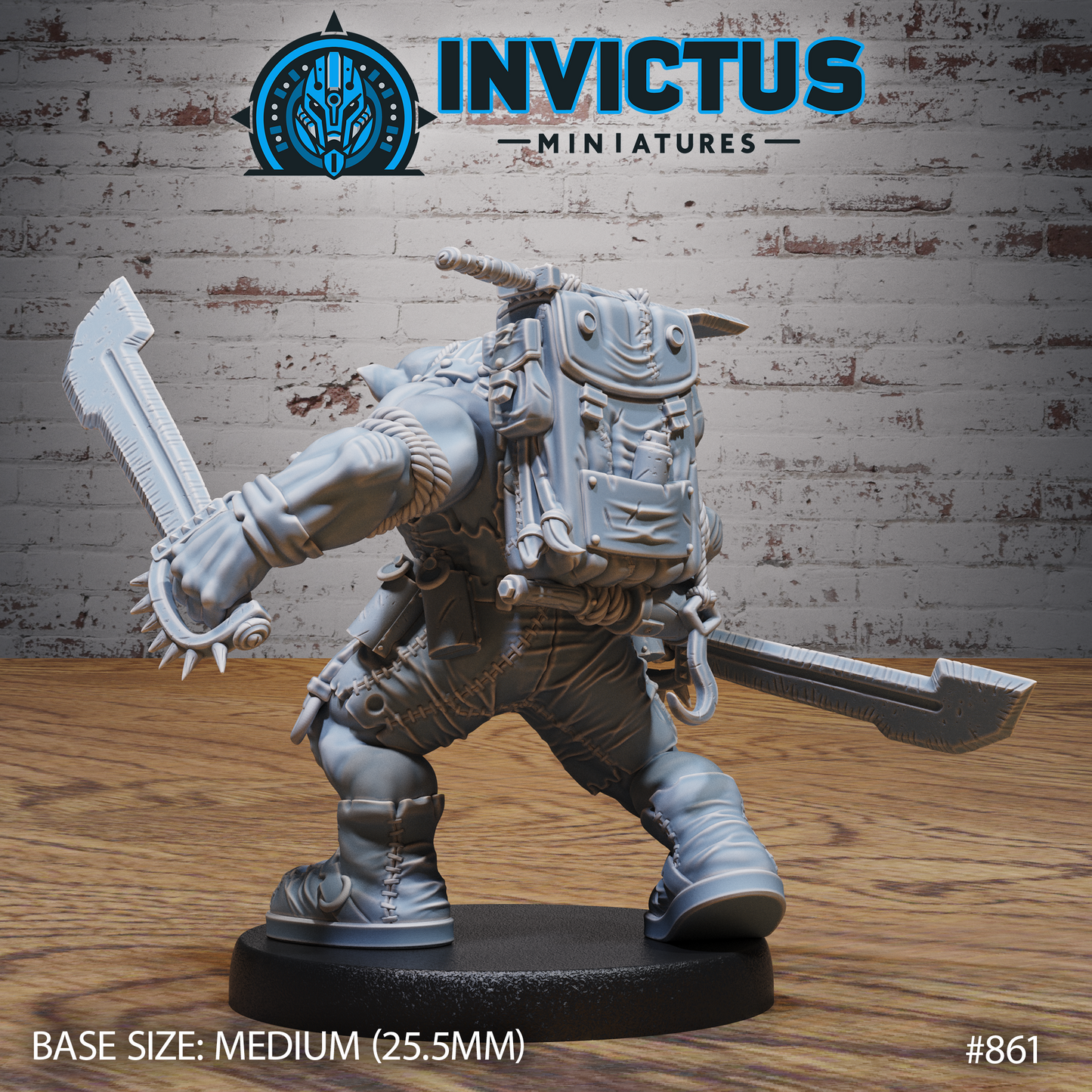 Greensteel Squad, Bashers (4 Variants Available) - Invictus Miniatures