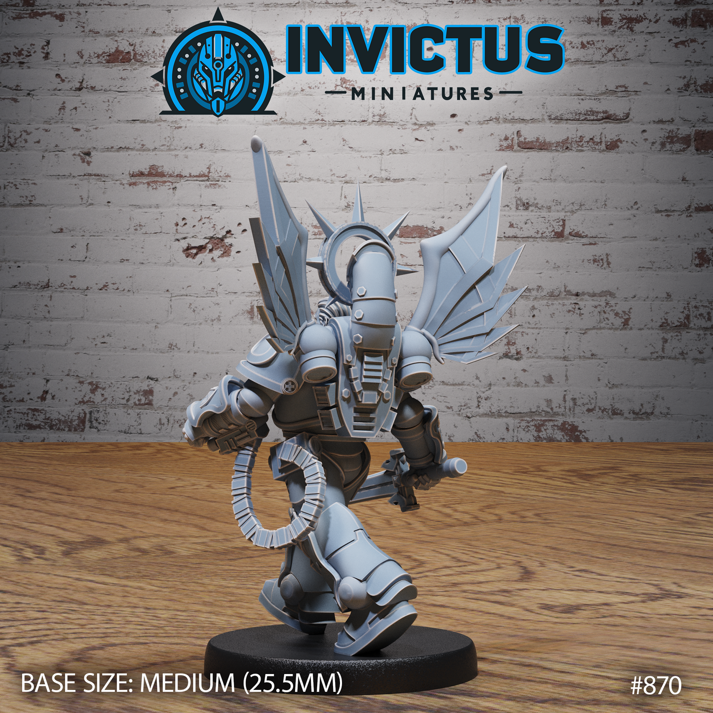 Veteran Inquisitor, Heads (3 Variants Available) - Invictus Miniatures