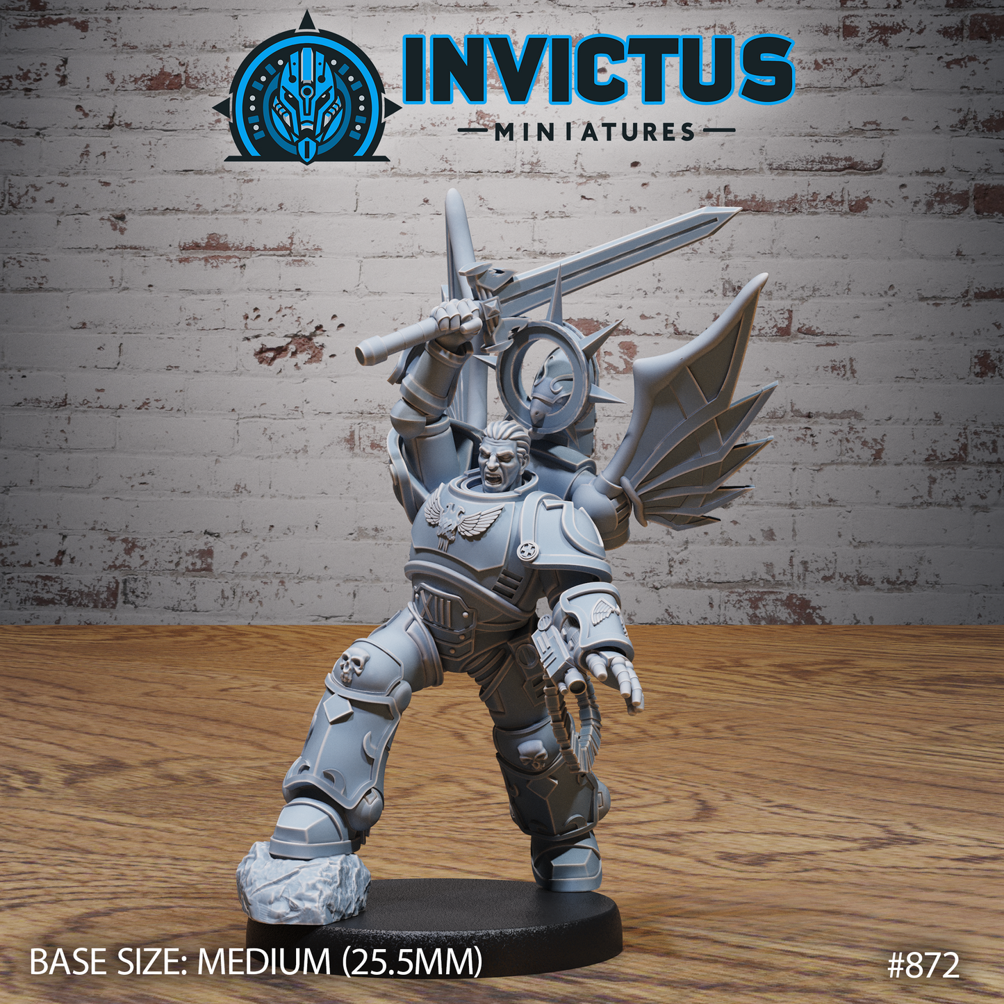 Veteran Inquisitor, Heads (3 Variants Available) - Invictus Miniatures