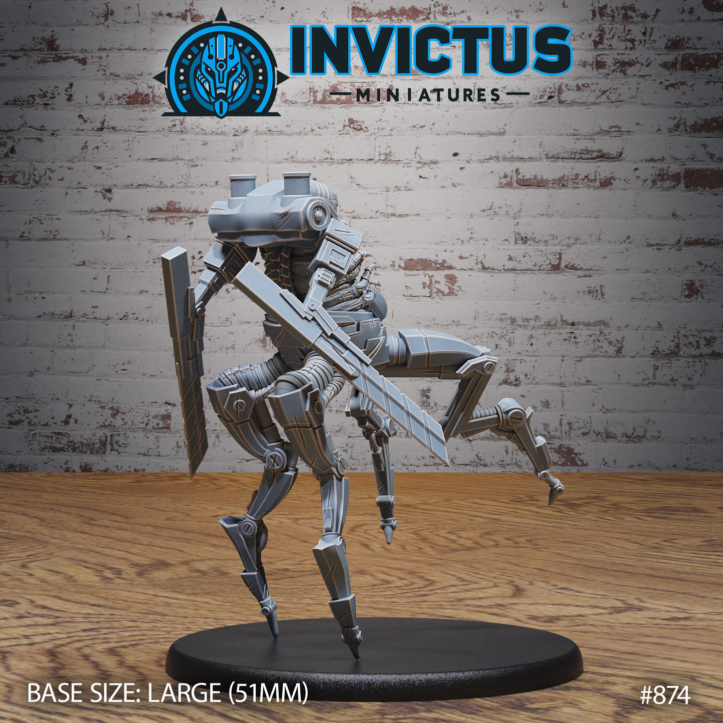 Greensteel Robot (3 Variants Available) - Invictus Miniatures