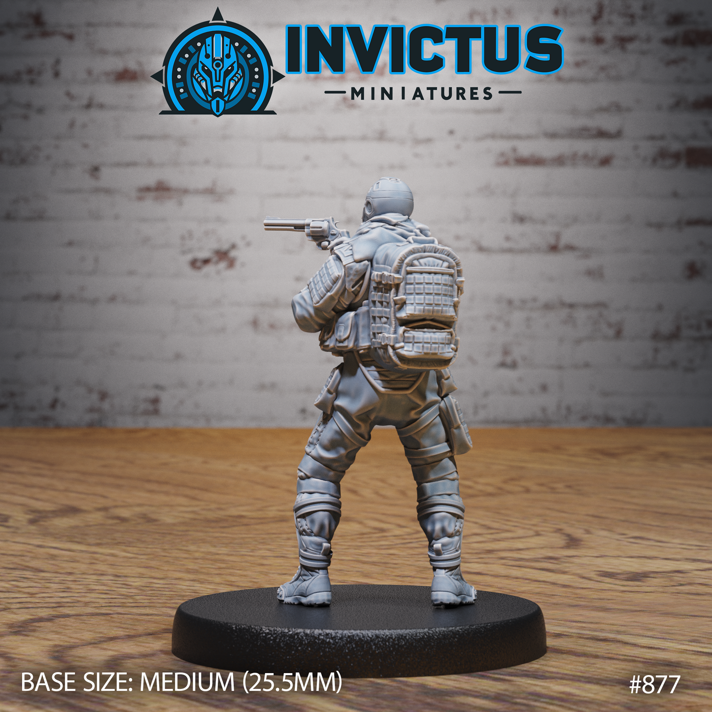Veteran Soldier (4 Variants Available) - Invictus Miniatures