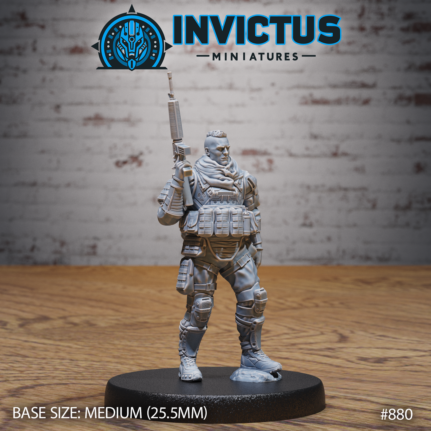 Veteran Soldier (4 Variants Available) - Invictus Miniatures