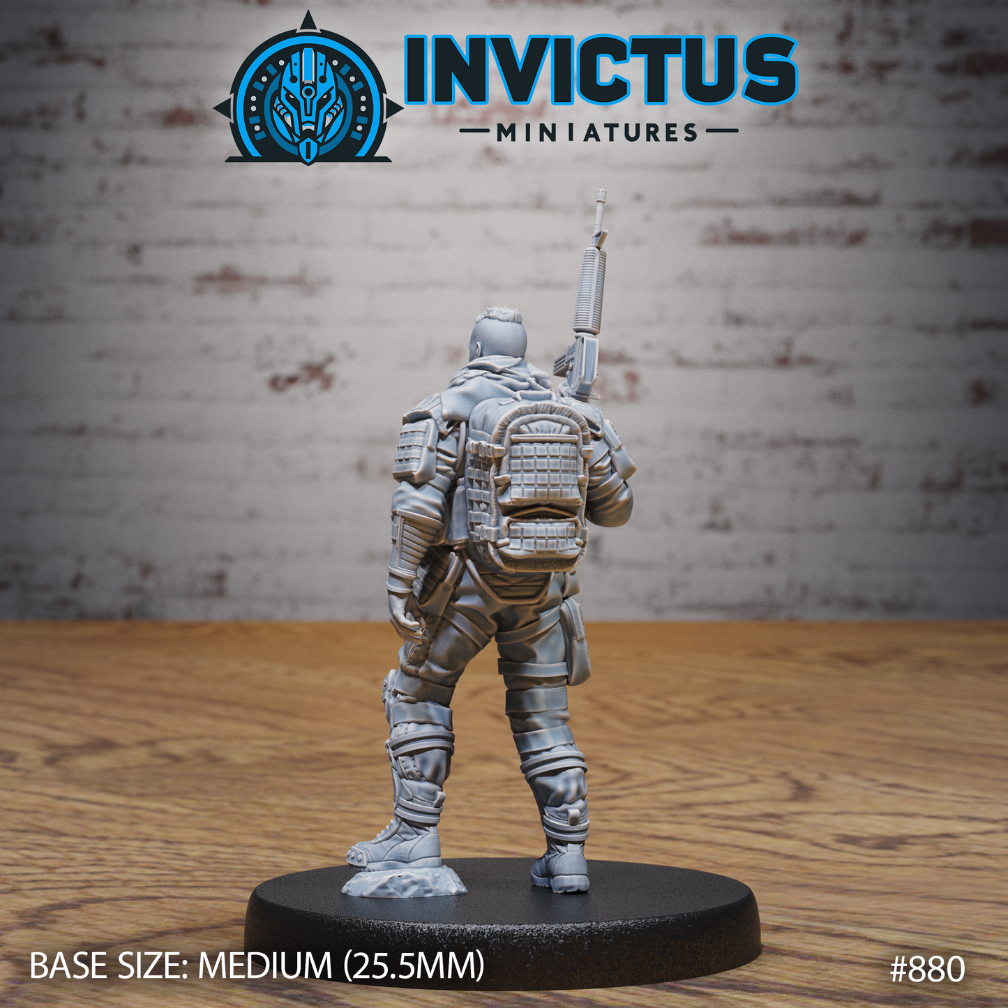 Veteran Soldier (4 Variants Available) - Invictus Miniatures
