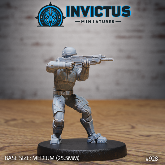 Recon Rider (3 Variants Available) - Invictus Miniatures
