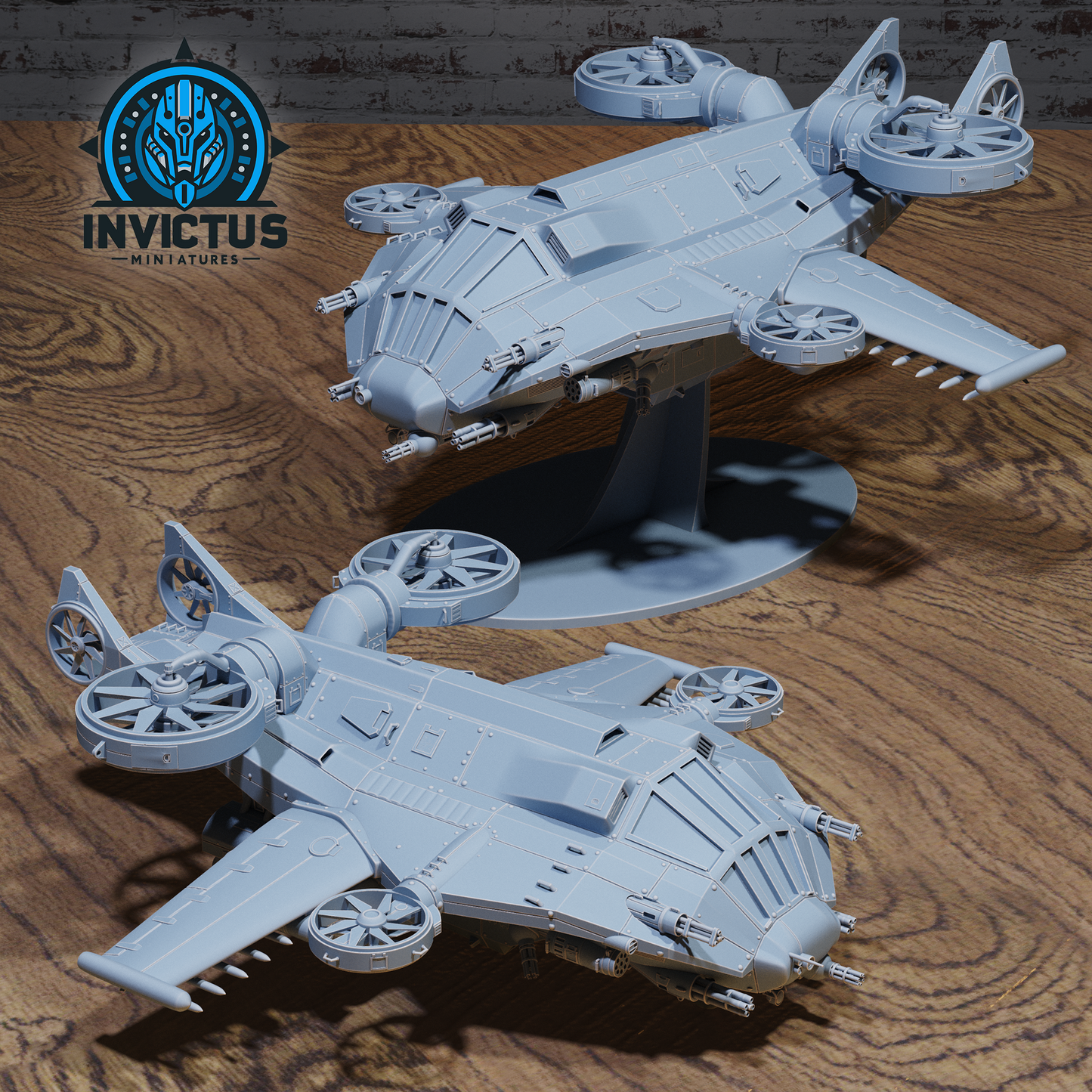Assault Gunship (2 Variants Available) - Invictus Miniatures