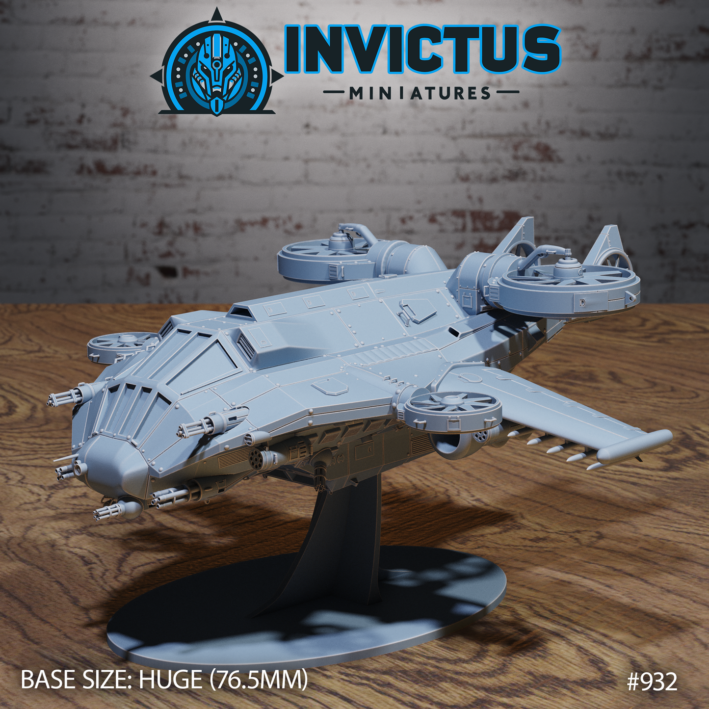 Assault Gunship (2 Variants Available) - Invictus Miniatures