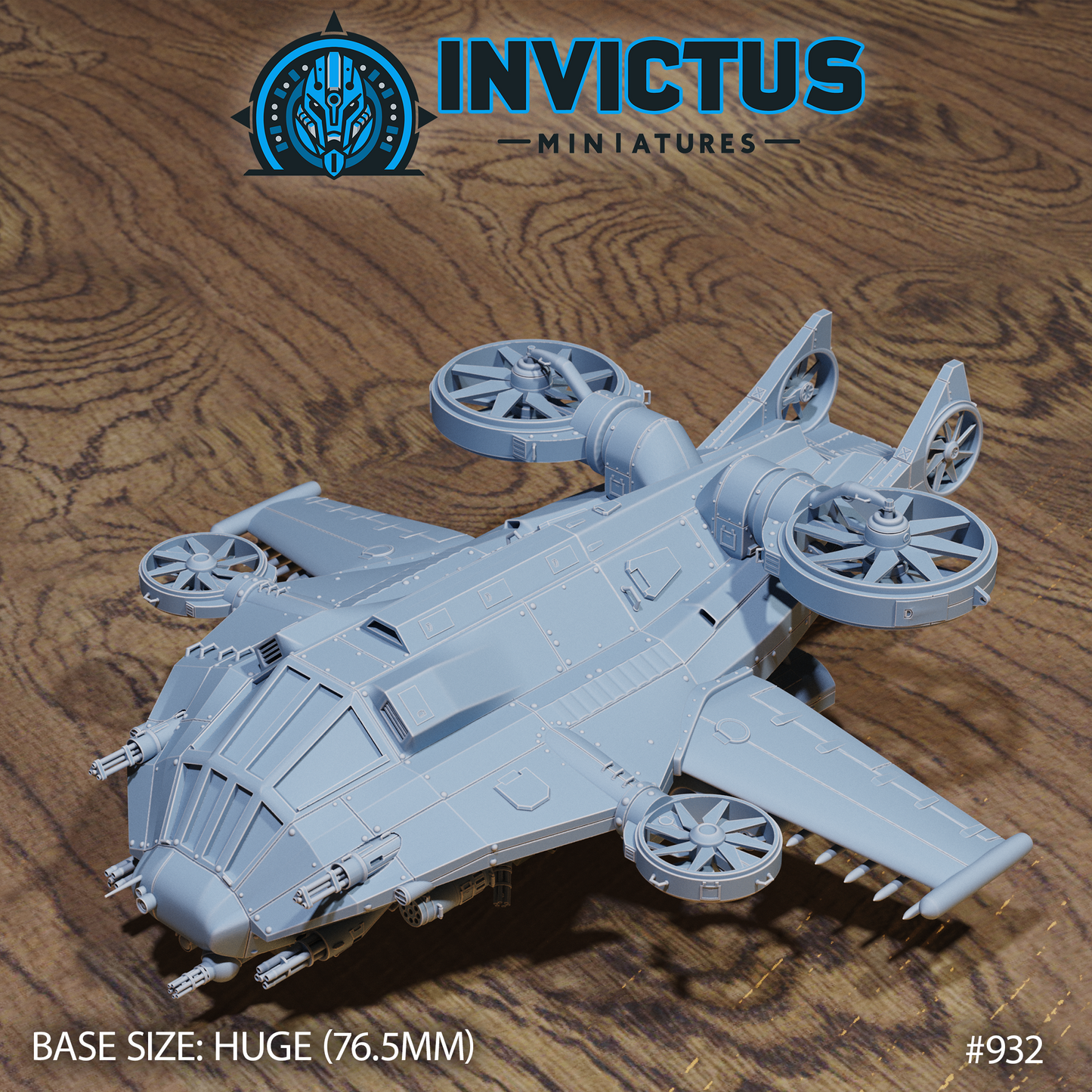Assault Gunship (2 Variants Available) - Invictus Miniatures