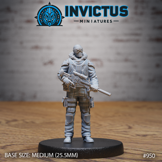 Crimson Squad Travellers (3 Variants Available) - Invictus Miniatures