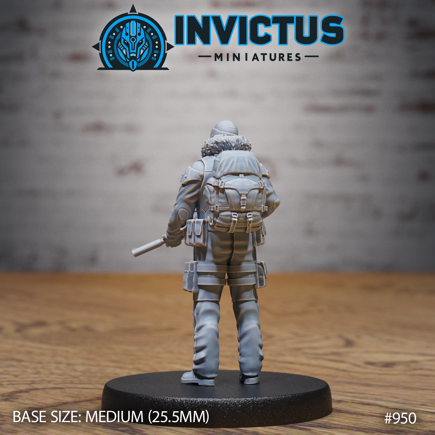 Crimson Squad Travellers (3 Variants Available) - Invictus Miniatures