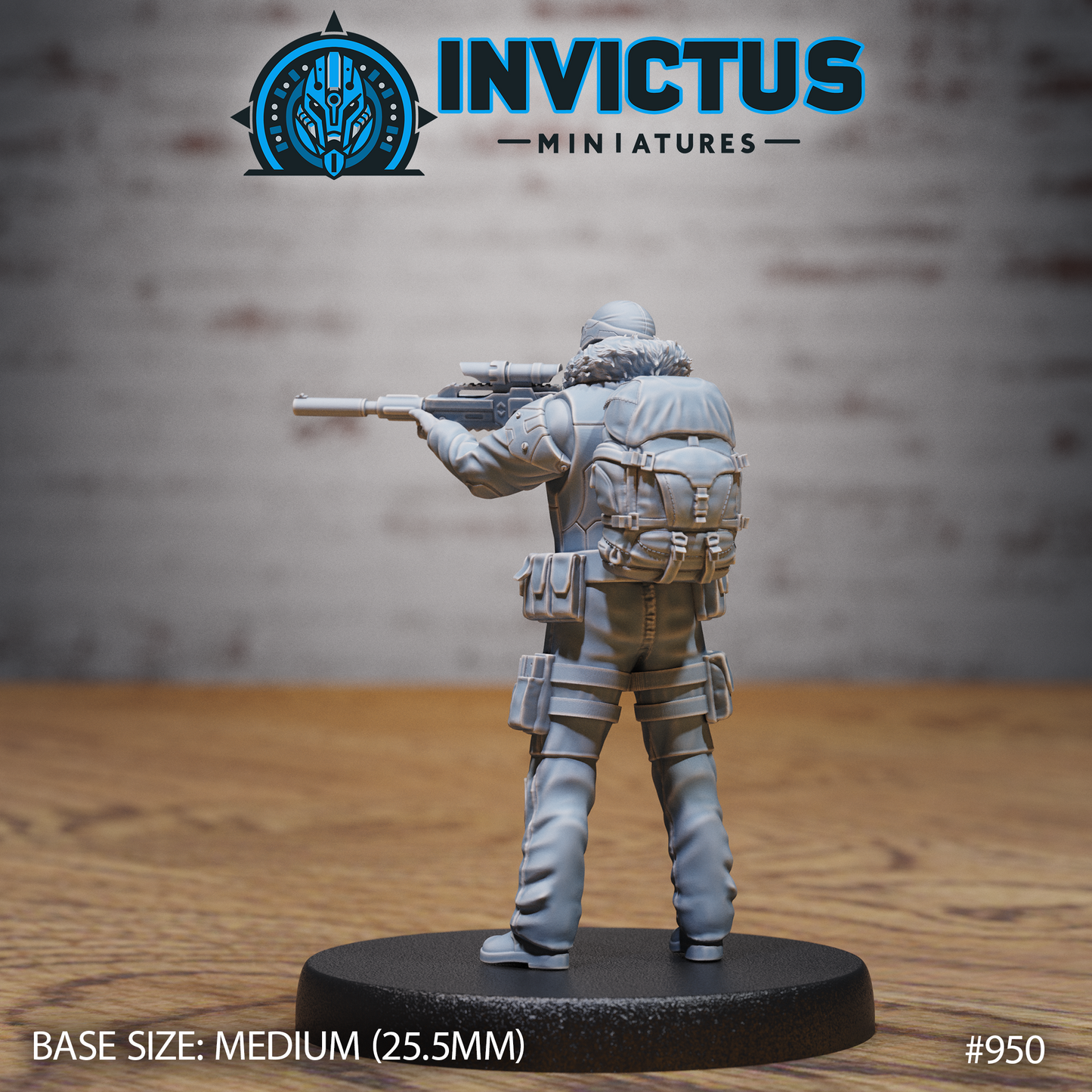 Crimson Squad Travellers (3 Variants Available) - Invictus Miniatures