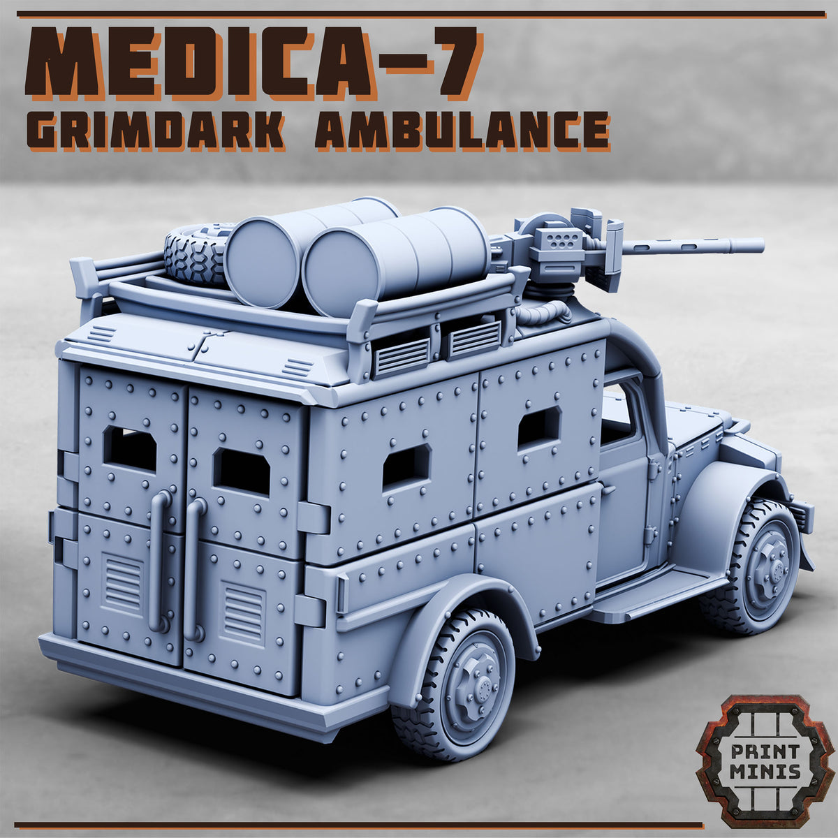 Medica-7, Grimdark Ambulance - Print Minis