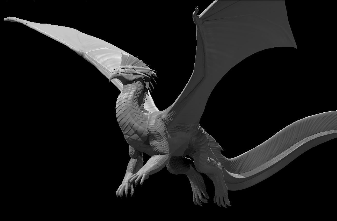 Silver Dragon, Updated (4 Variants Available) - MZ4250