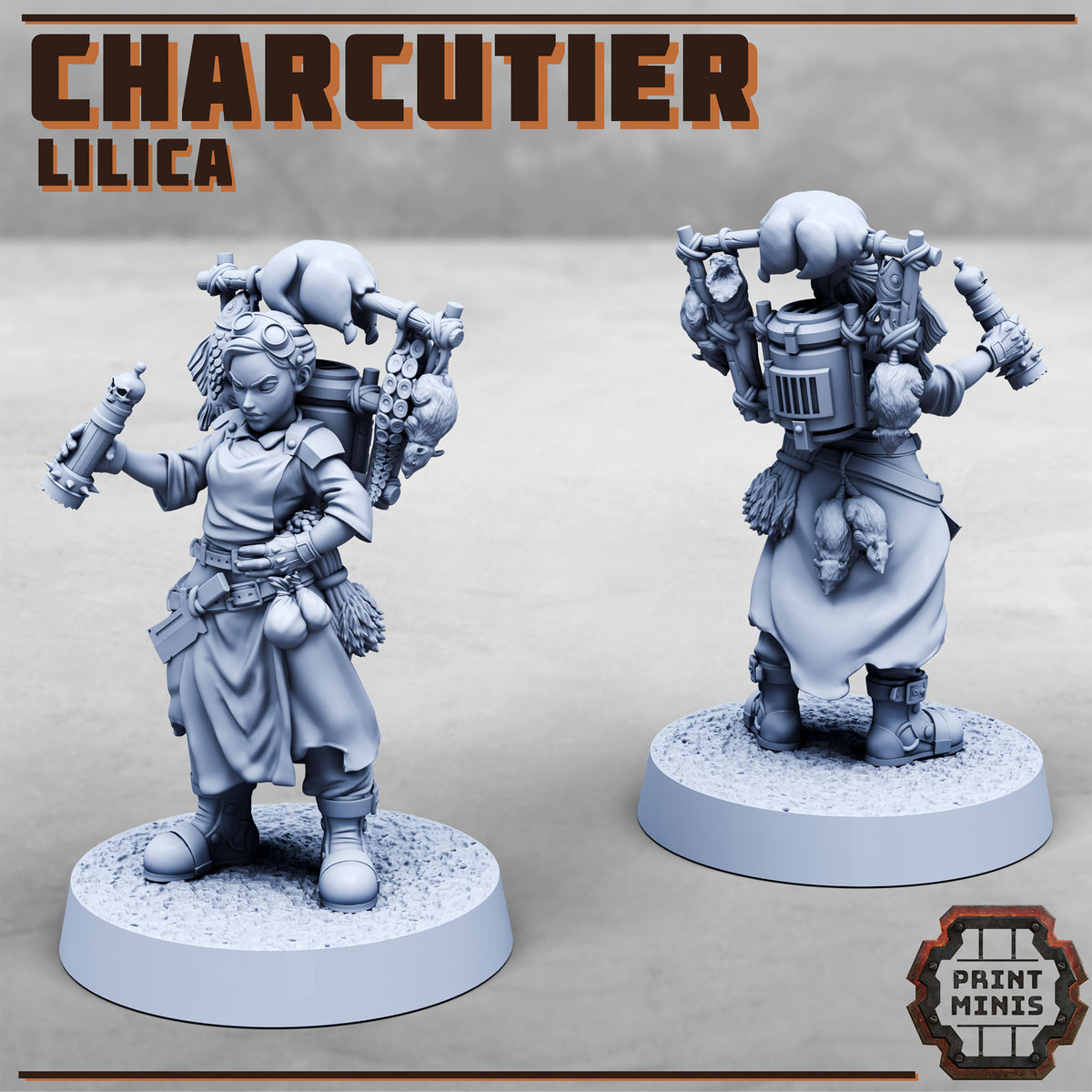 Lilica, Charcutier (Sci Fi Cook) - Print Minis