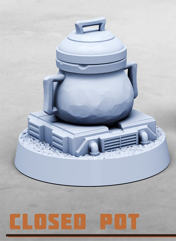 Grelen Briggs and Slop Pots (3 Variants Available) - Print Minis