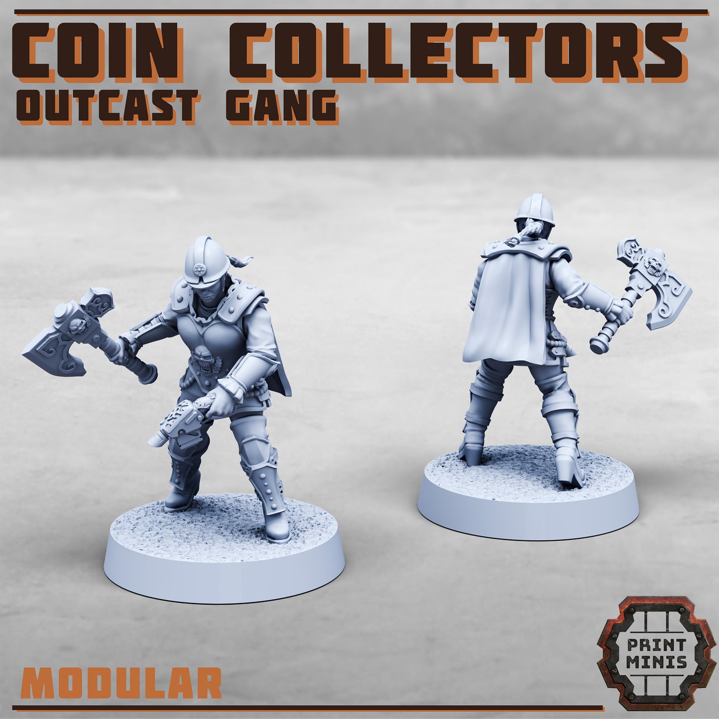 Coin Collectors, Wealth Gang - Set 2 (4 Variants Available) - Print Minis